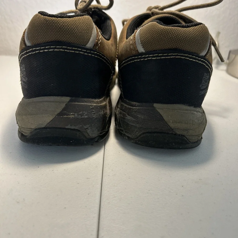 Caterpillar Cat‎ Brown Leather Composite Toe Safety Shoes Men's Size 10